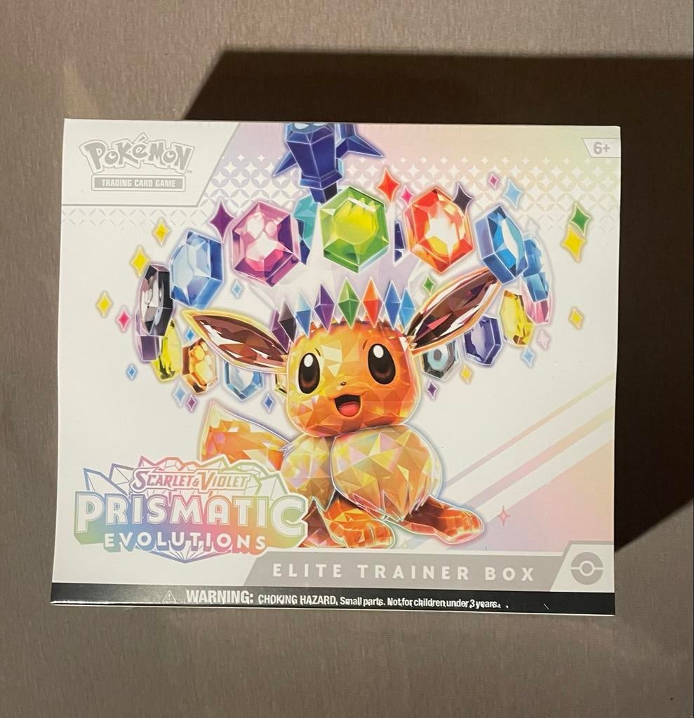 Pokémon Prismatic Evolutions Elite Trainer Box, Ophalen of Verzenden, Nieuw, Overige typen