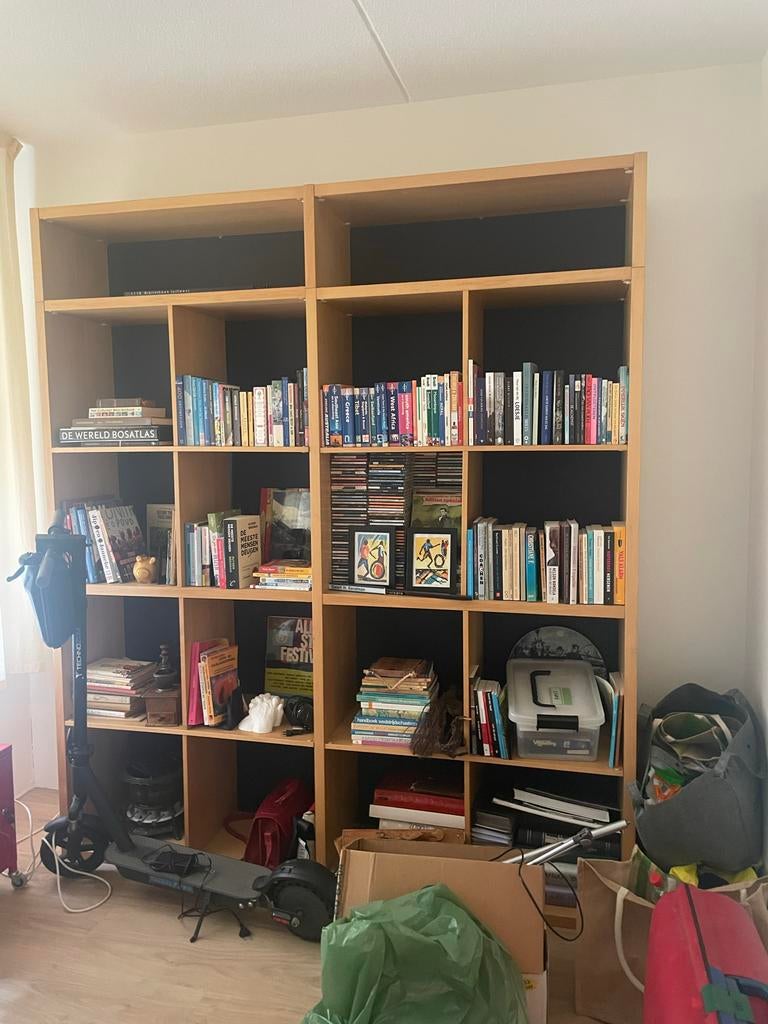 Boekenkast, Ophalen, Gebruikt, 200 cm of meer, 50 tot 100 cm