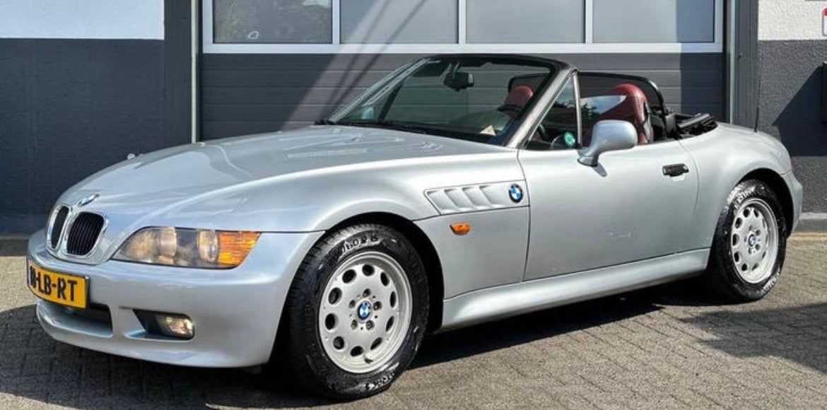 BMW Z3 1.8 Roadster 1996 Grijs, Auto's, BMW, Achterwielaandrijving, 4 cilinders, Cabriolet, 1796 cc