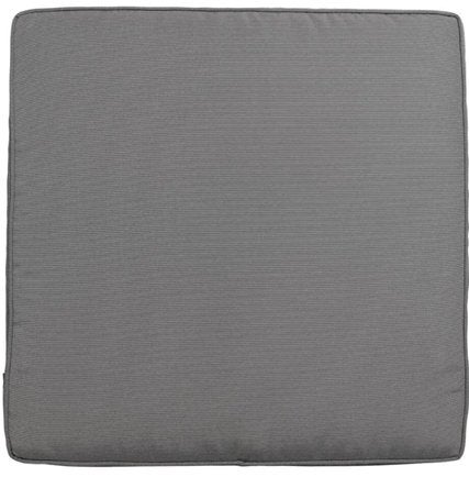 4 nieuwe lounge zitkussens - antraciet 60x60x8 cm, Tuin en Terras, Tuinmeubel-accessoires, Nieuw, Ophalen
