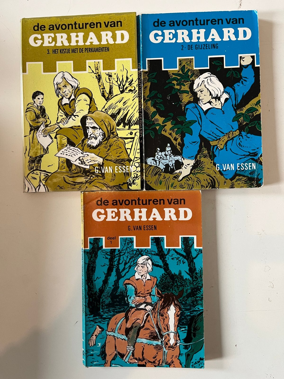De Avonturen van Gerhard - 3 delen - G. van Essen, Ophalen of Verzenden, Gelezen