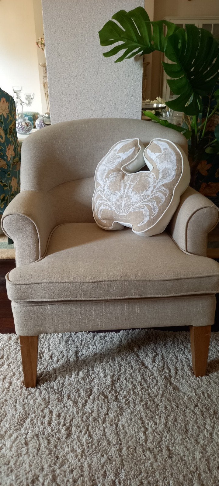 RIVÌERA MAISON FAUTEUIL., Huis en Inrichting, Fauteuils, Ophalen, Gebruikt, 75 tot 100 cm, Landelijk