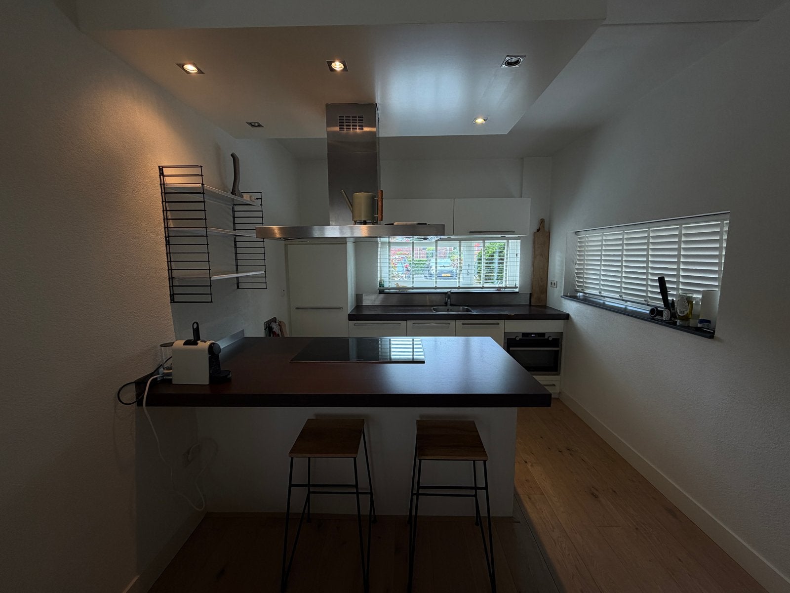 Moderne gebruikte keuken, Huis en Inrichting, Keuken | Complete keukens, Ophalen, Wit, Overige typen, Zo goed als nieuw