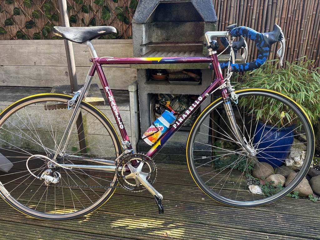 Pinarello Racefiets - Klassieke Stalen Racer, Fietsen en Brommers, Fietsen | Racefietsen, 28 inch, Gebruikt, Heren, 53 tot 57 cm
