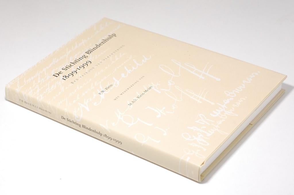 De Stichting Blindenhulp 1899-1999, Verzenden, 20e eeuw of later, Zo goed als nieuw