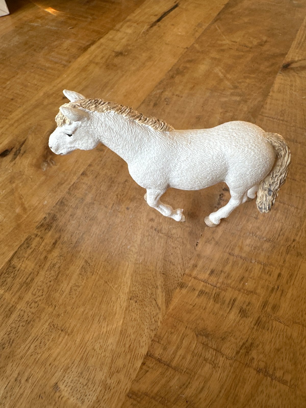 Schleich paardje - Wit paard - Schleich 2017, Ophalen of Verzenden, Gebruikt