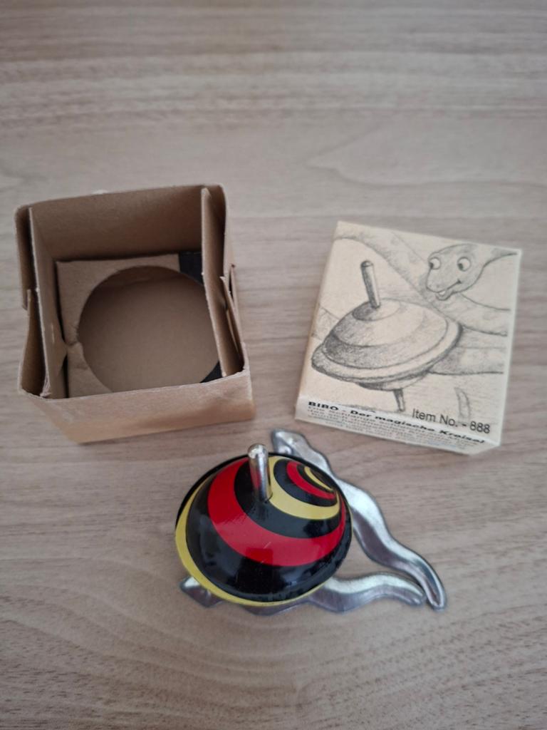 Bibo de Magische Tol - Klassiek Tinnen Vintage Speelgoed, Ophalen of Verzenden, Zo goed als nieuw