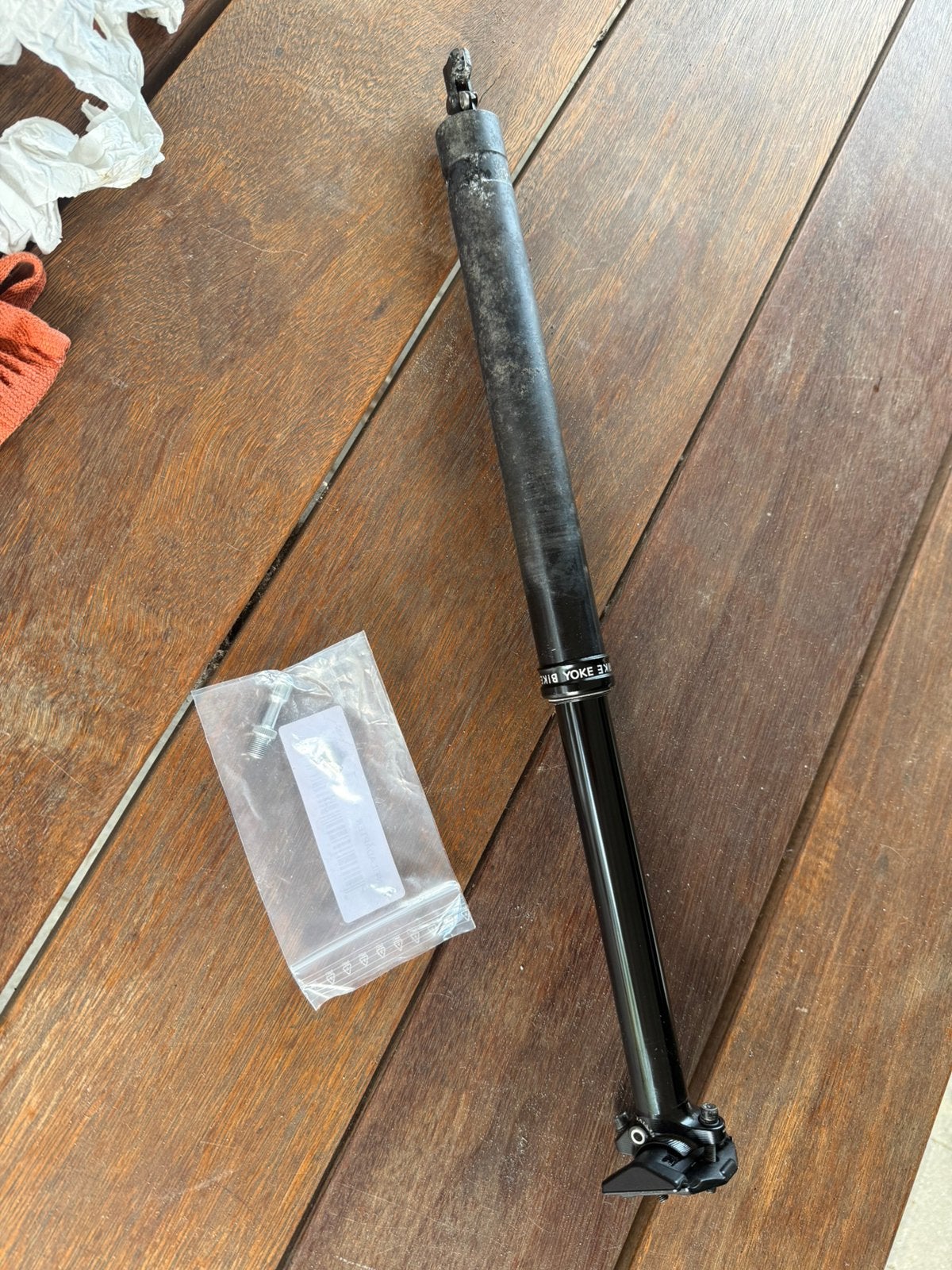 Bikeyoke revive dropper post telescoop 18.5 cm 31.6, Fietsen en Brommers, Ophalen, Gebruikt, Overige typen, Aluminium