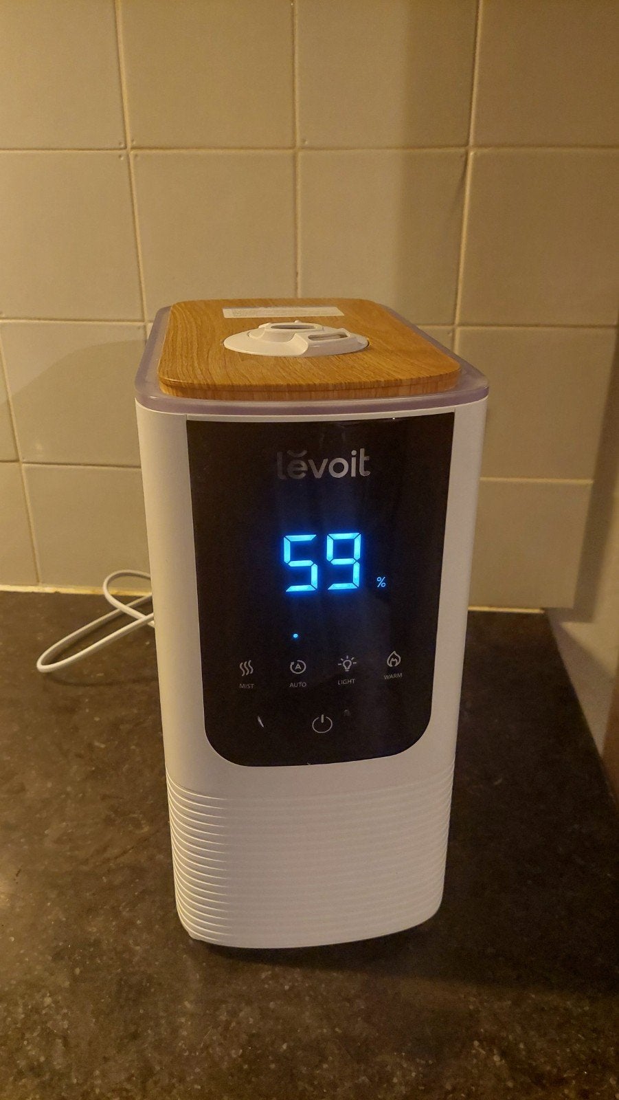 Luchtbevochtiger Levoit Oasismist Smart Humidifier 4,5 ltr, Ophalen, Zo goed als nieuw, Luchtbevochtiger