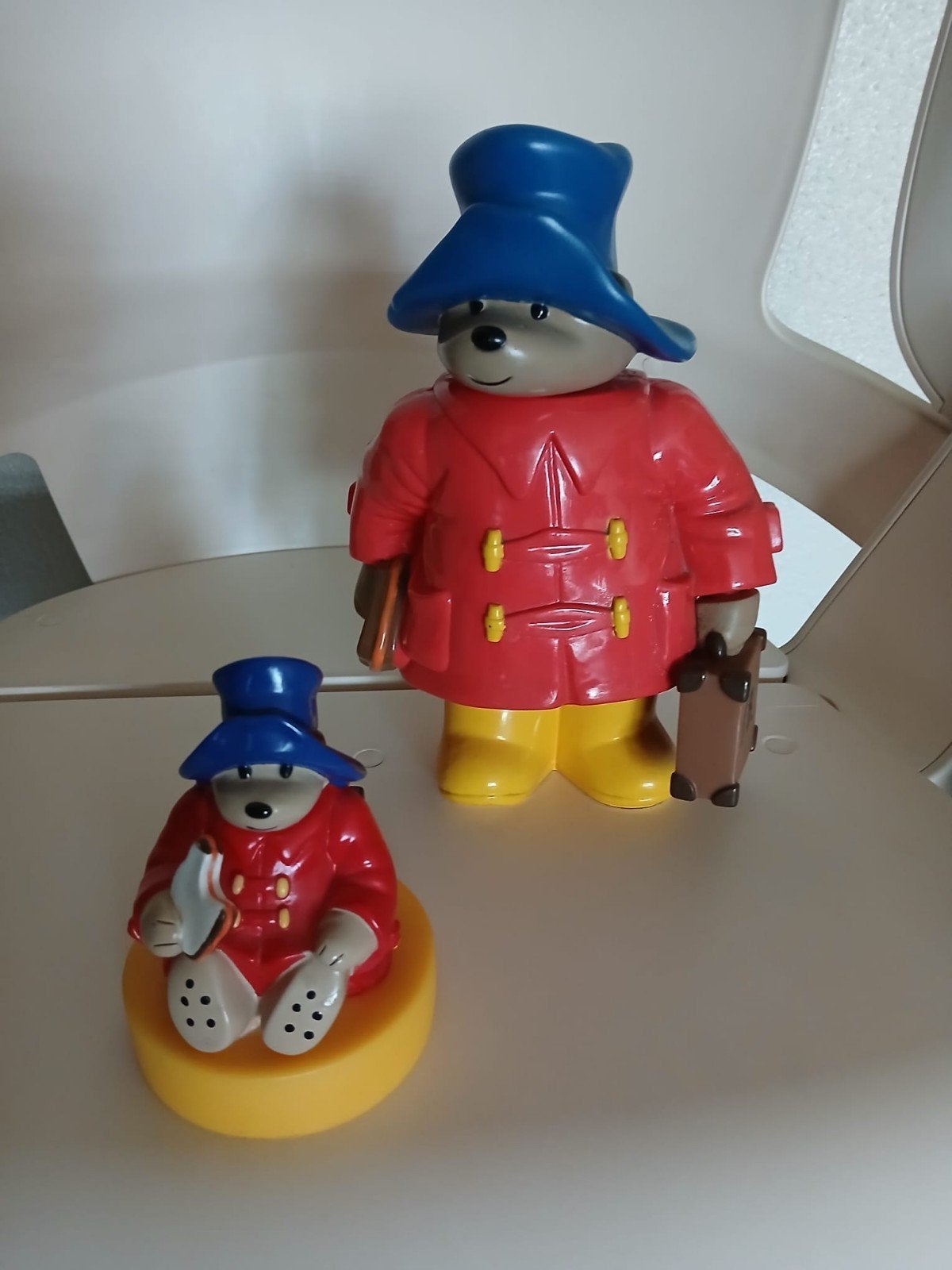 Paddington badschuimfles kunststof en houder met Paddington., Ophalen of Verzenden, Zo goed als nieuw