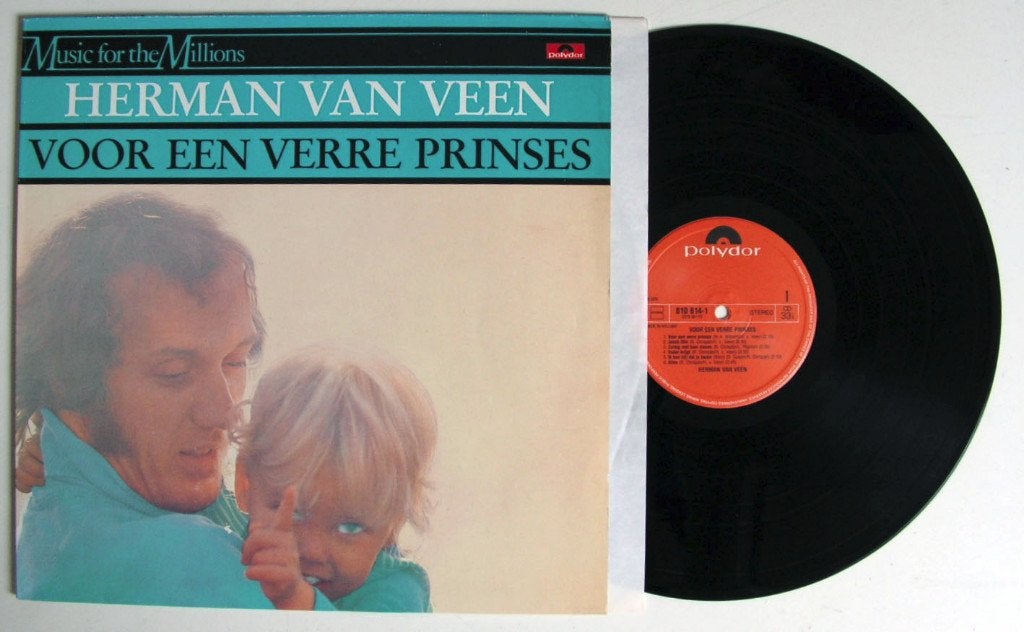 Herman van Veen Voor een verre Prinses 12 nrs lp 1983 ZGAN, LP, Ophalen of Verzenden, Zo goed als nieuw, Inclusief binnenhoes