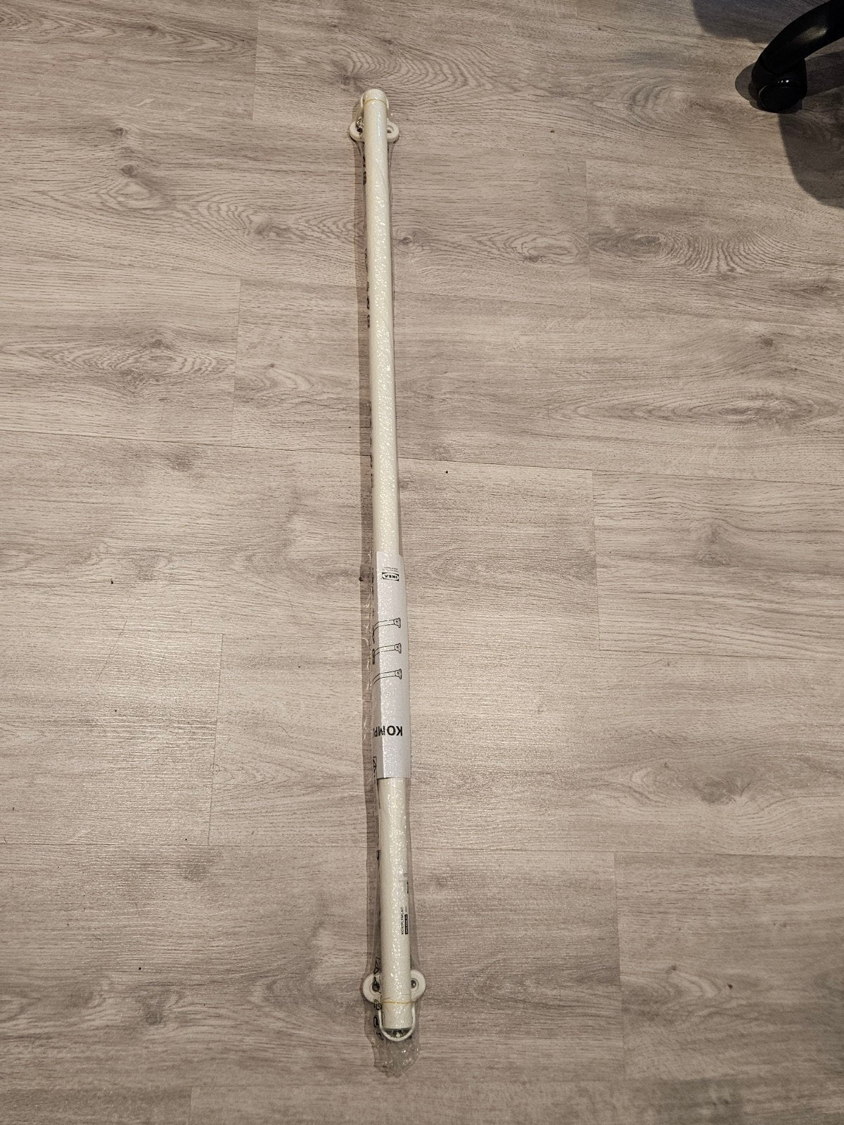 IKEA komplement kledingroede 100cm wit, Ophalen, Nieuw, 50 tot 100 cm, Minder dan 25 cm