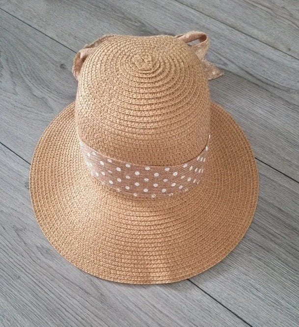 Dames zomerhoed beige strolook verstelbaar strandhoed, Kleding | Dames, Ophalen of Verzenden, Zo goed als nieuw, One size fits all