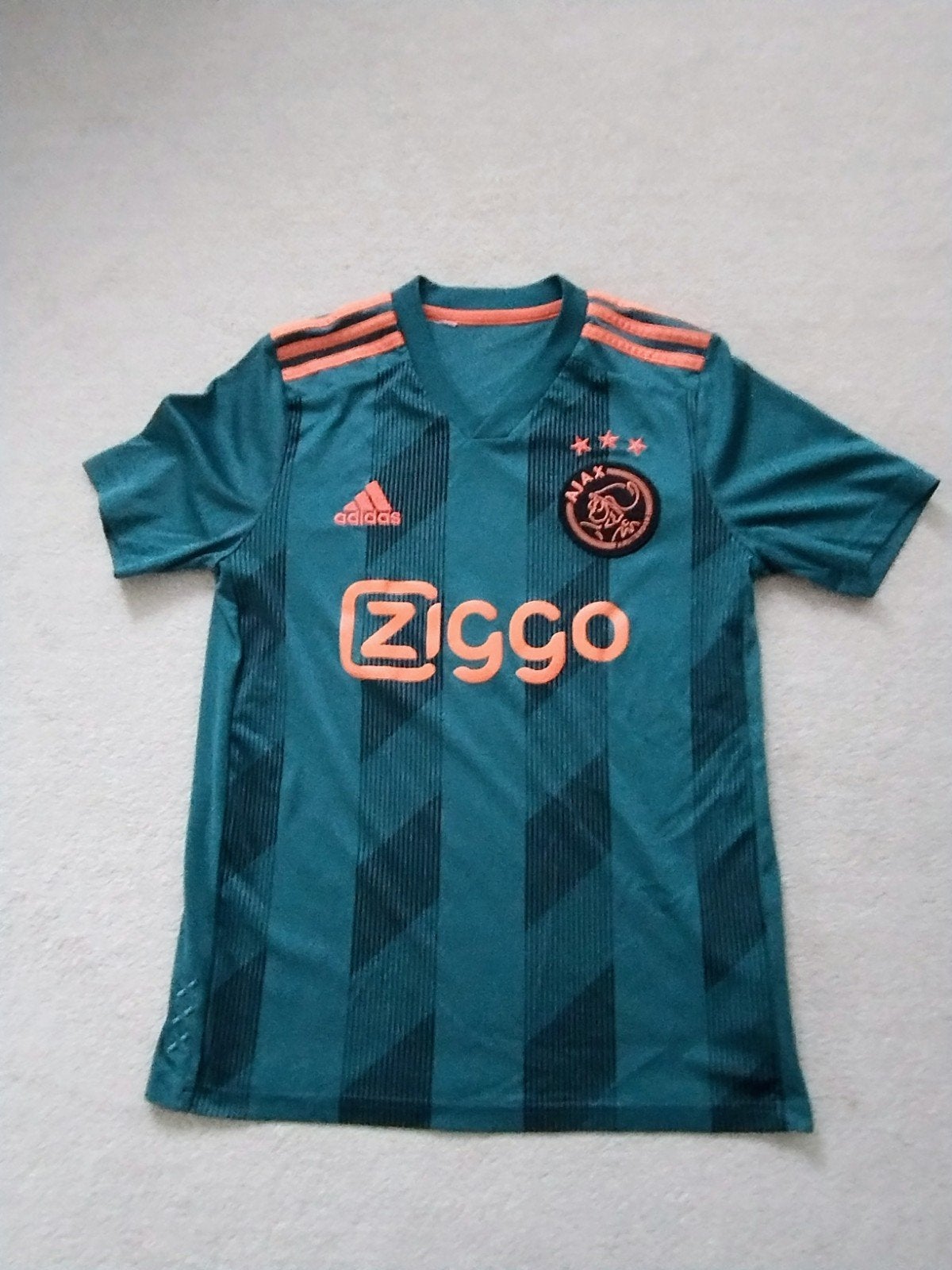 Ajax uitshirt 2019/2020 - Maat 13/14 jaar, Ophalen of Verzenden, Gebruikt, Jongen of Meisje, Shirt of Longsleeve