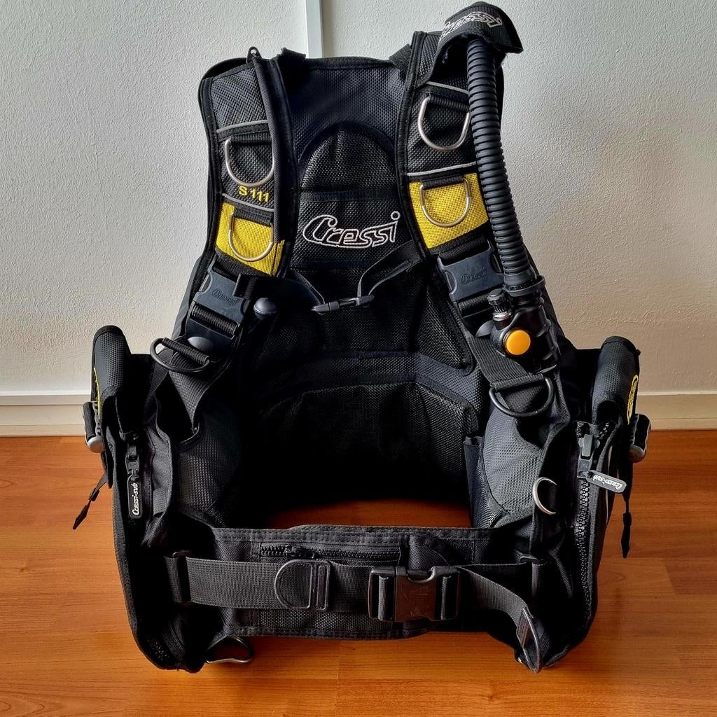 Cressi-sub loodgeïntegreerd trimvest Maat L, Ophalen of Verzenden, Gebruikt, Trimvest of Wing