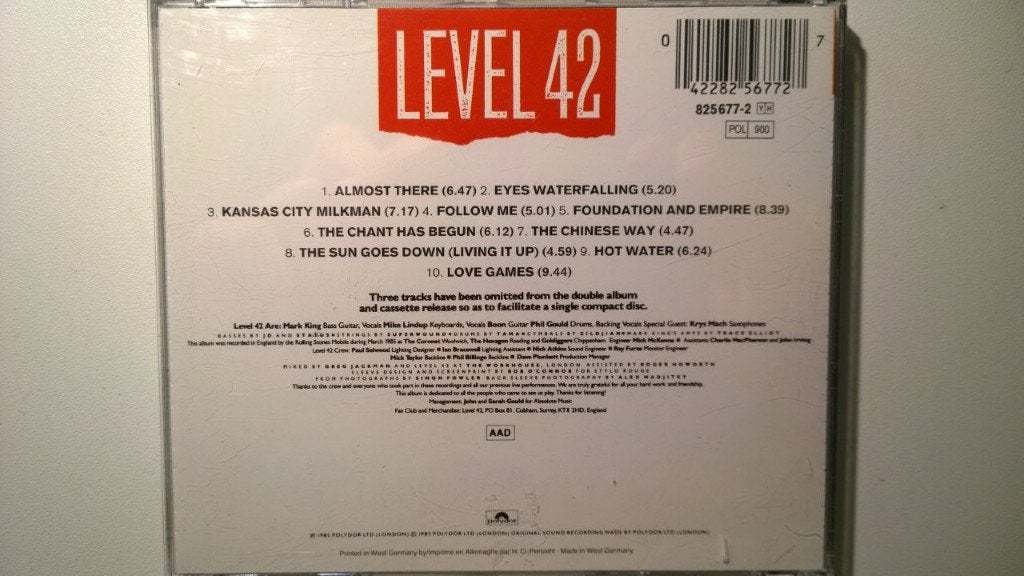 Level 42 - A Physical Presence, Ophalen of Verzenden, Zo goed als nieuw, Pop, Album