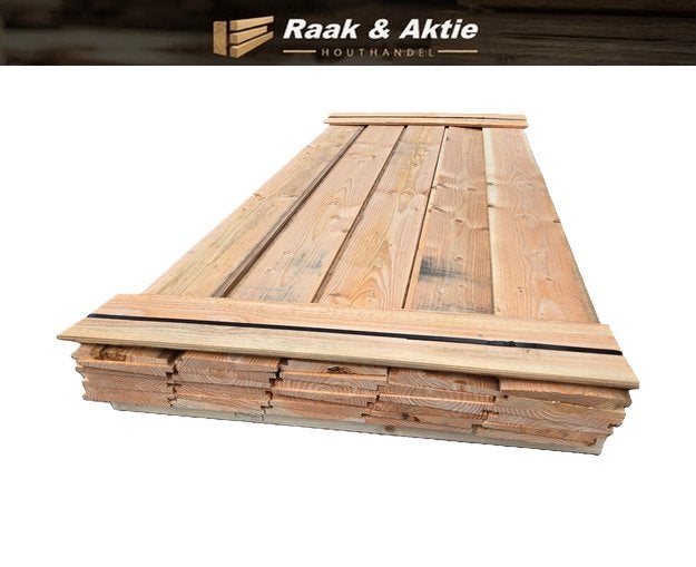 39 planken Douglas Zweeds rabat 2.20 meter lang – nr: TP159
