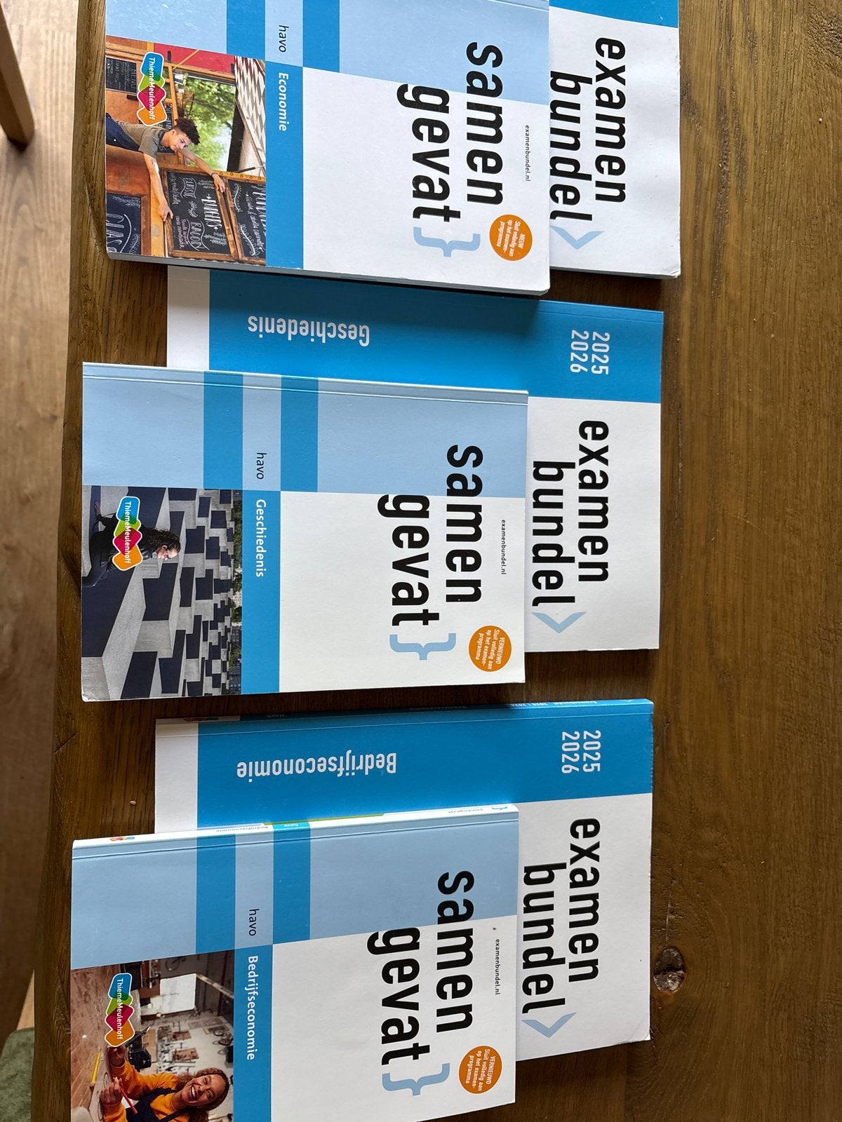 Examenbundels en Samengevat HAVO E&M (6 boeken), Ophalen of Verzenden, Gelezen, HAVO, Economie