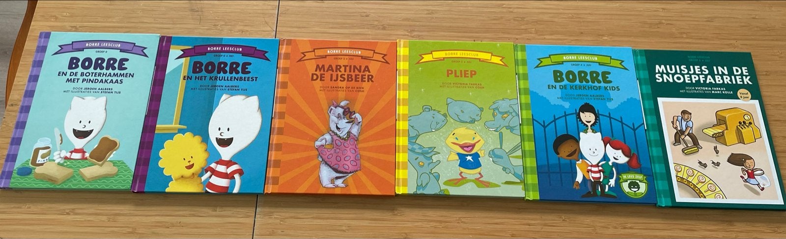 Borre Leesclub Boeken - Complete Set (6 boeken), Ophalen of Verzenden, Zo goed als nieuw, Fictie algemeen