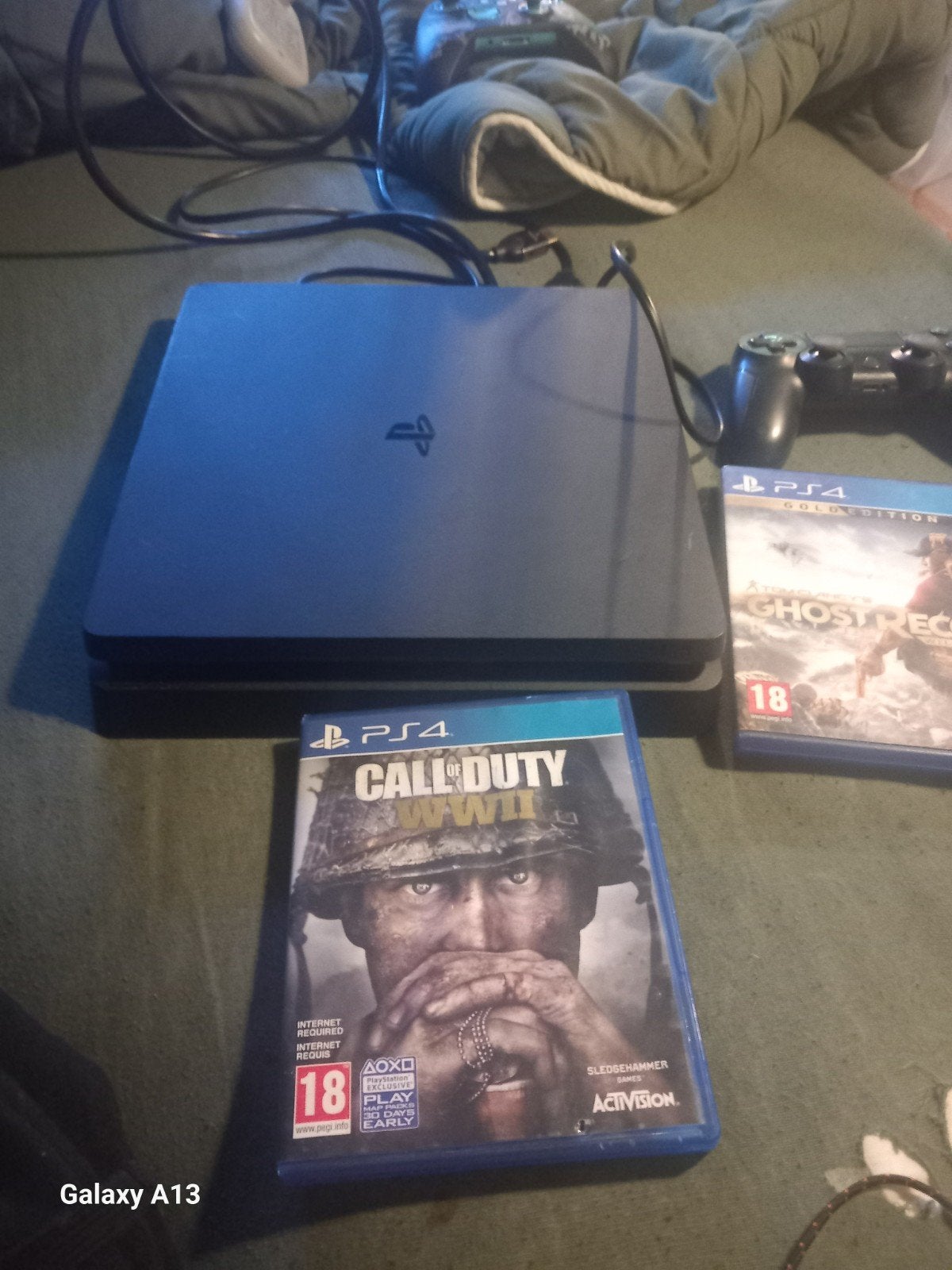 Tekoop Playstation 4 met 2 games, Ophalen of Verzenden, Met 1 controller, Slim, Gebruikt