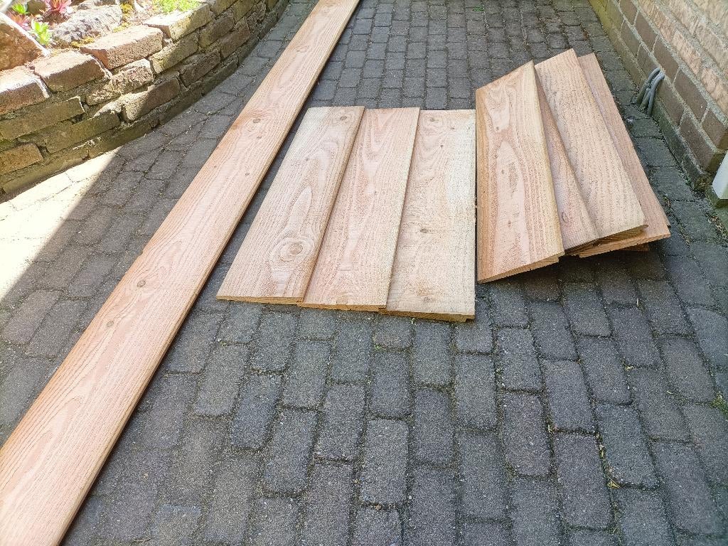 Houten planken, Doe-het-zelf en Verbouw, Hout en Planken, Ophalen, Minder dan 25 mm, Nieuw, Plank