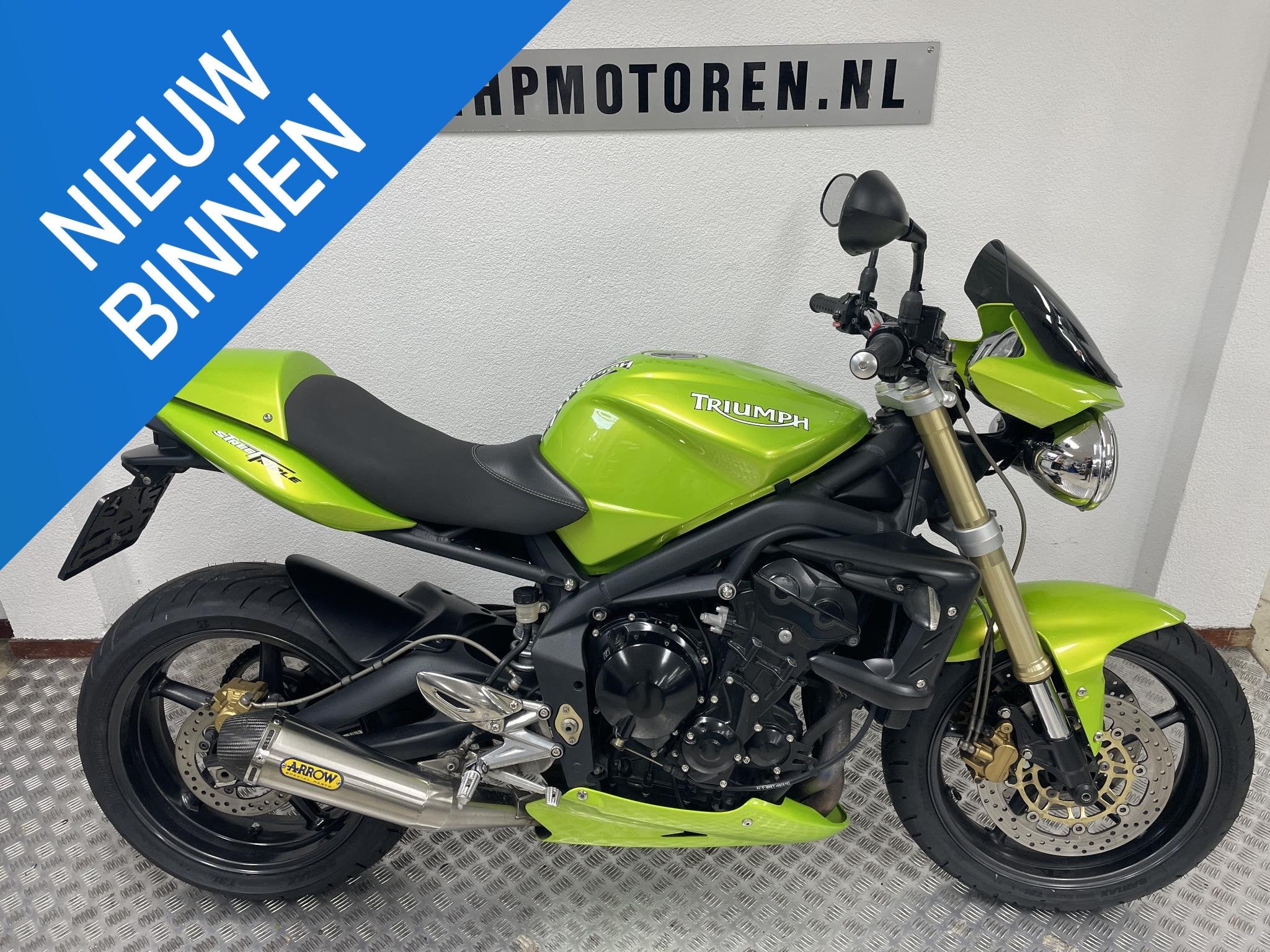 Triumph STREETTRIPLE STREET TRIPLE 675 BOVAGGARANTIE UNIEK, 675 cc, Triumph Motorcycles Benelux, Bedrijf, Opaalstraat 16
1812 RH  Alkmaar, NL