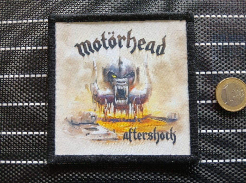 Motorhead leuke  afterschock printed patch 38, Verzenden, Nieuw, Kleding