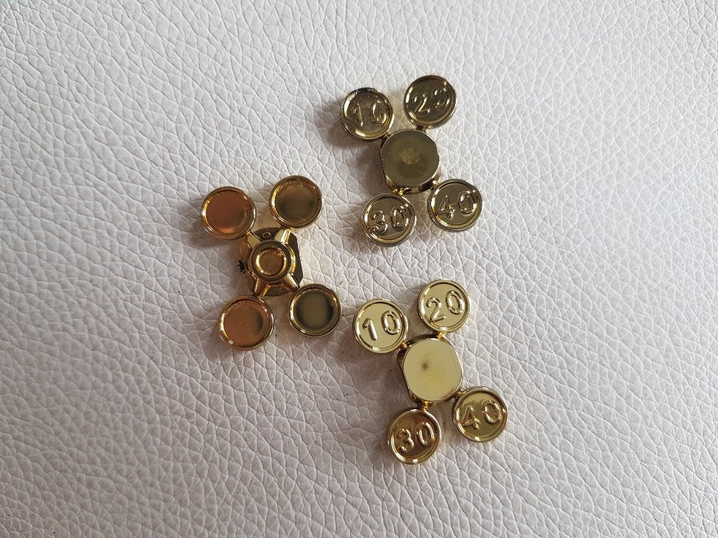 3x Munten set (10, 20, 30, 40) coins on sprue - voor Lego, Kinderen en Baby's, Ophalen of Verzenden, Nieuw, Accessoire, Lego