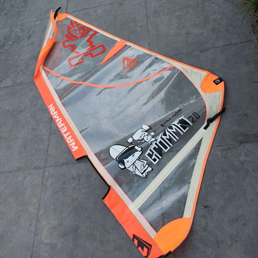 Izgst Surfzeil, kindersurfzeil, Watersport en Boten, Windsurfen, Ophalen, Minder dan 3.5 m², Met mast, Zo goed als nieuw