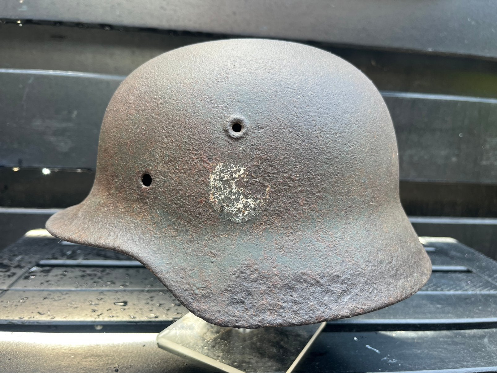Duitse helm M40, Verzamelen, Ophalen of Verzenden, Landmacht, Duitsland, Helm of Baret