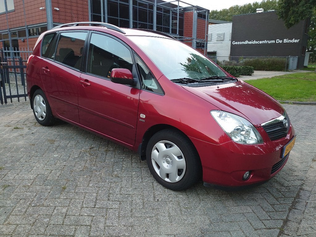 Corolla Verso 1.8  125.500 km - Nwe APK & Koppeling, Auto's, Zwart, 4 cilinders, Origineel Nederlands, 1200 kg