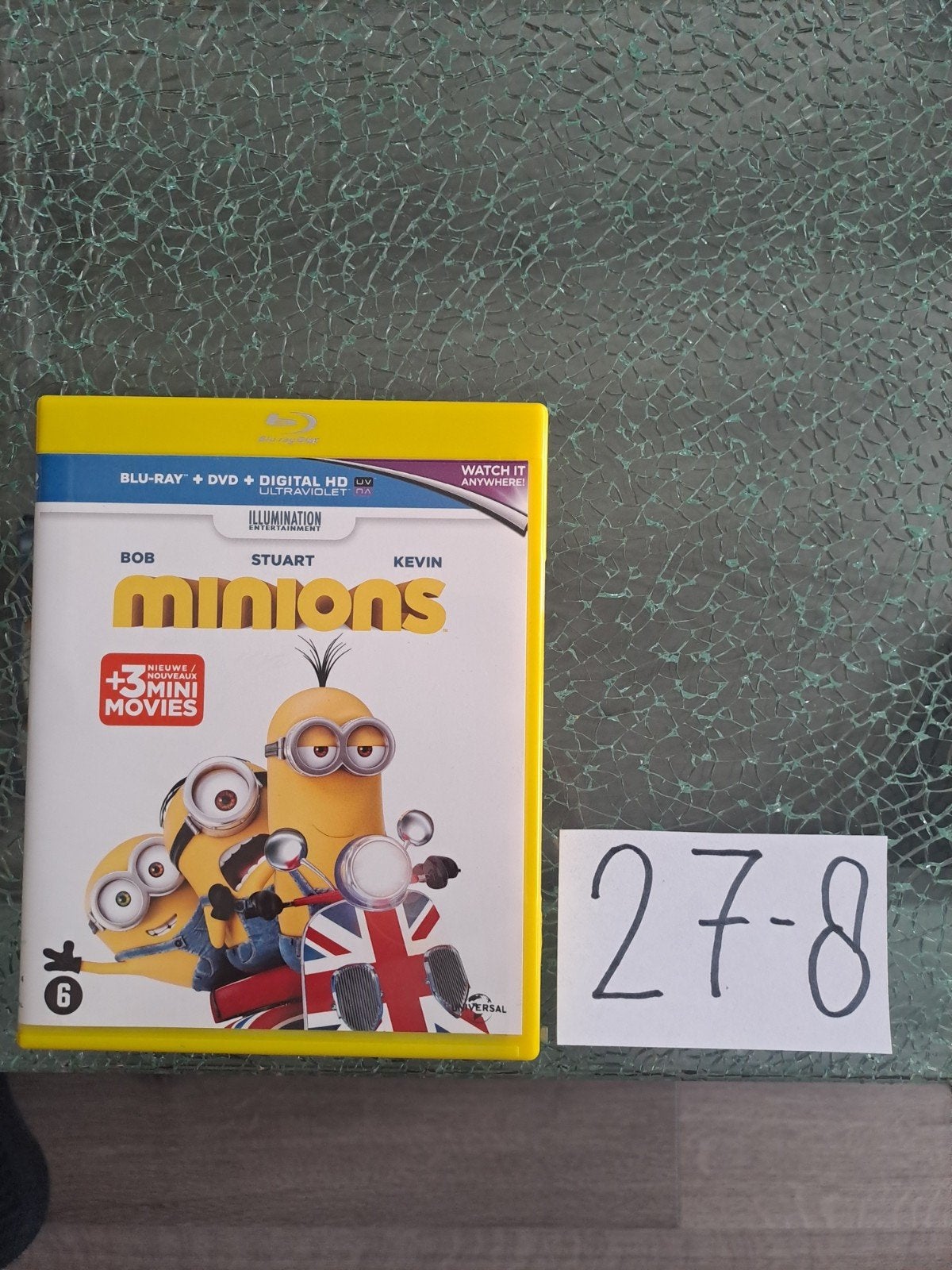 Minions Blu-ray + DVD + Digital HD met 3 mini films, Engels, Animatie, Nederlands, Ophalen of Verzenden