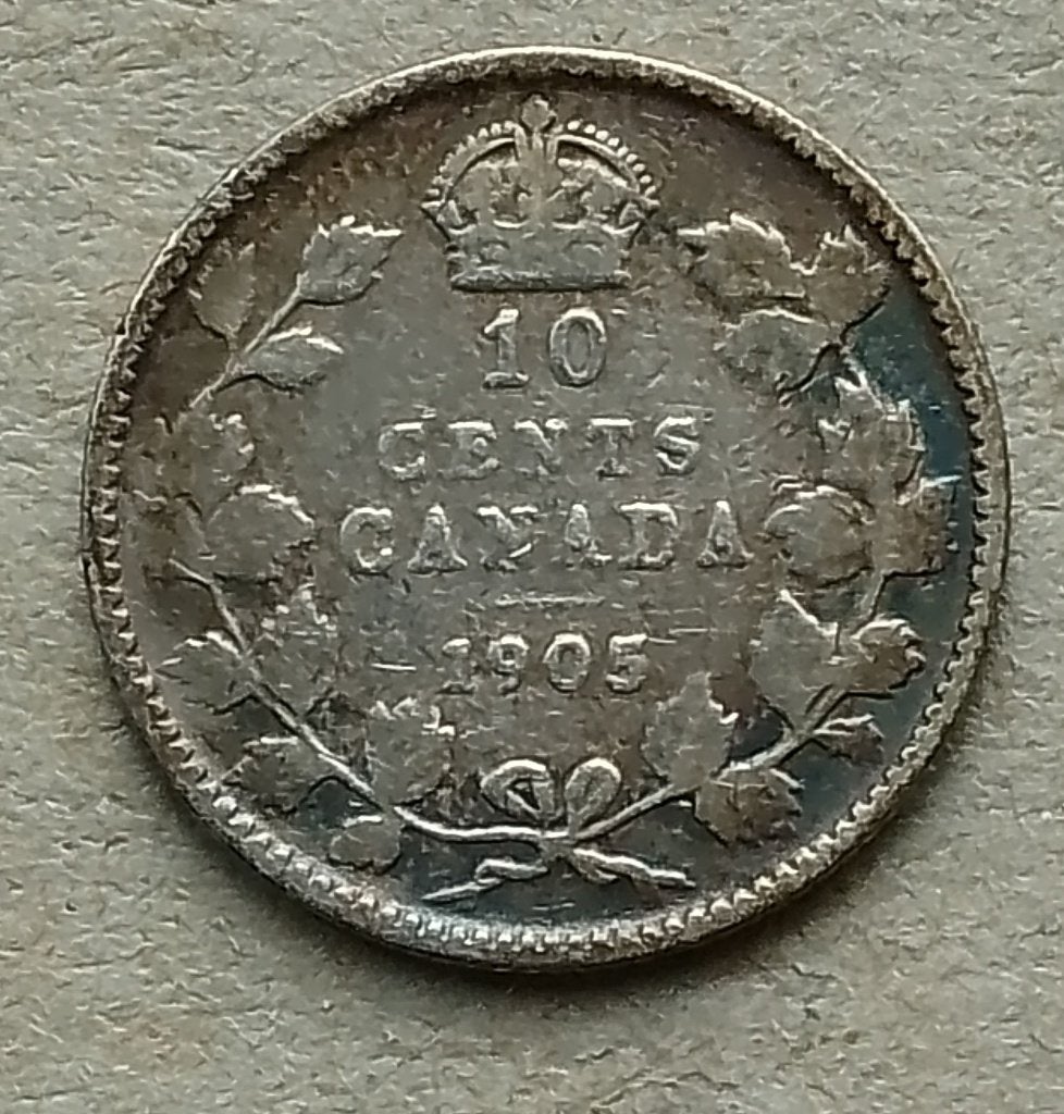 Canada, 10 cents 1905, Ophalen of Verzenden, Noord-Amerika, Losse munt, Zilver