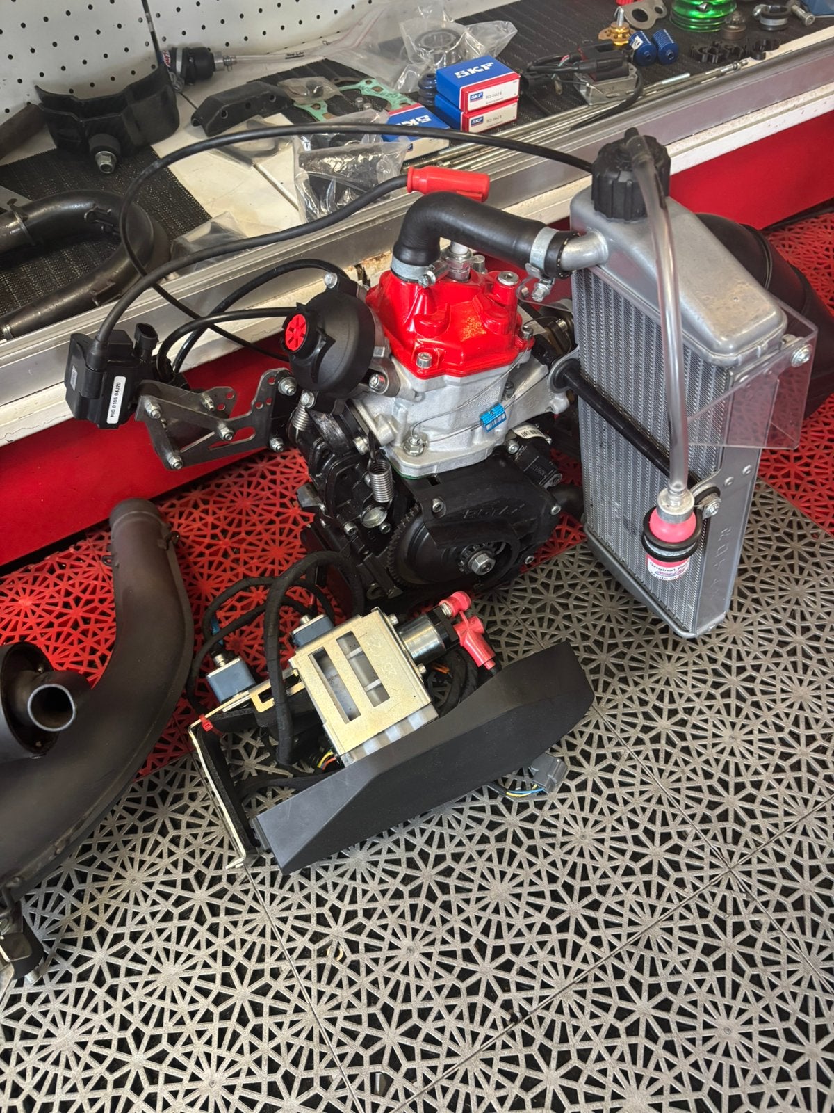 Rotax max evo senior met motorkaart compleet., Ophalen of Verzenden, Onderdelen Kart