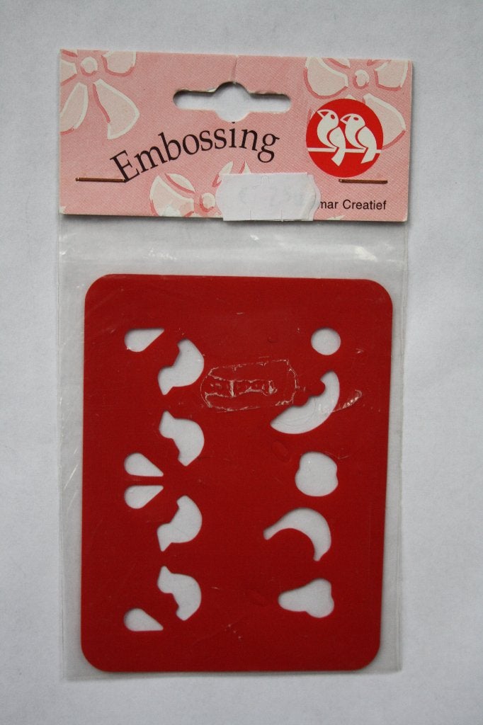 Comar embossing stencil diversen, Verzenden, Nieuw, Overige thema's, Pons of Mal