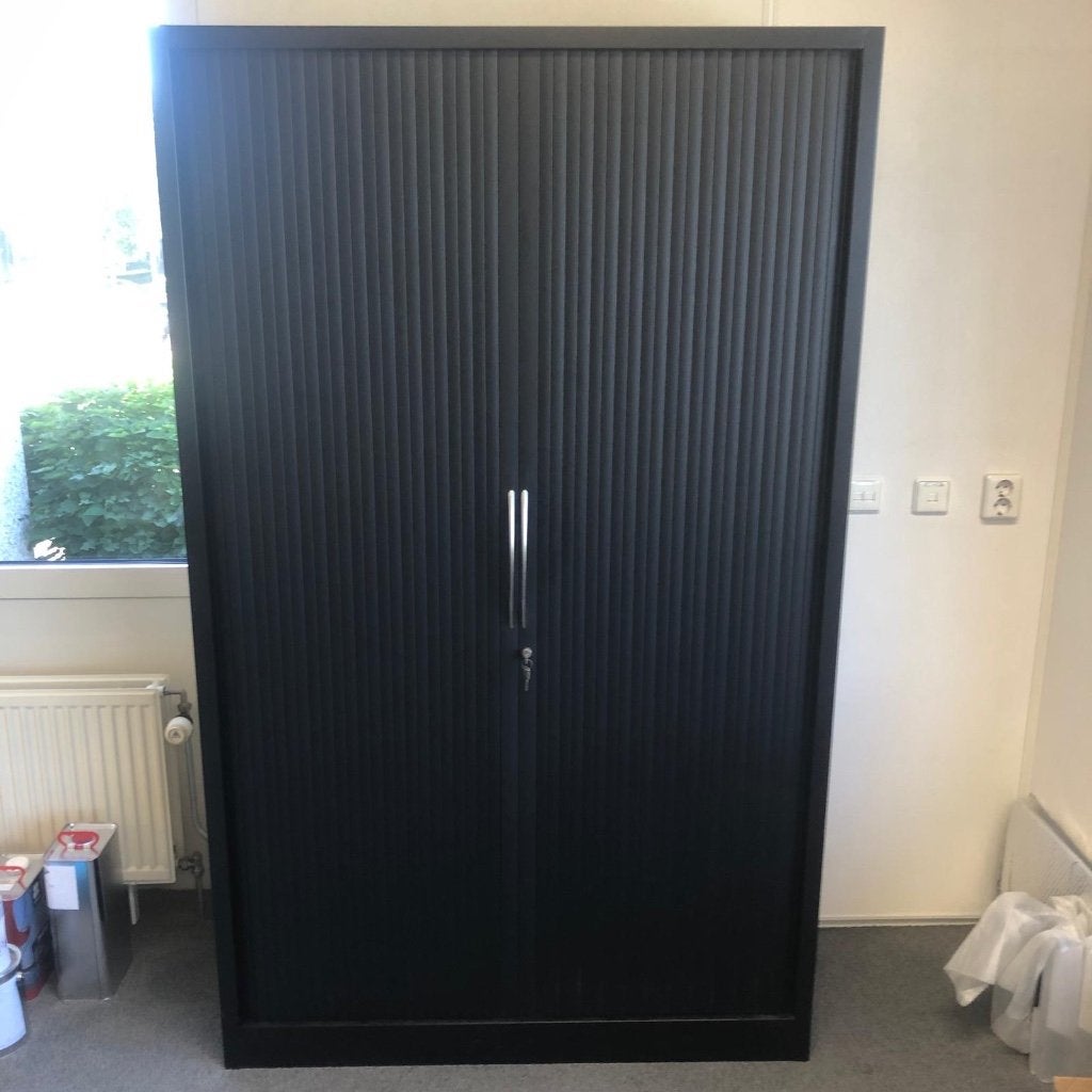 Hoge kast werkkamer, Ophalen, Gebruikt, 100 tot 150 cm, Standaard kantoor