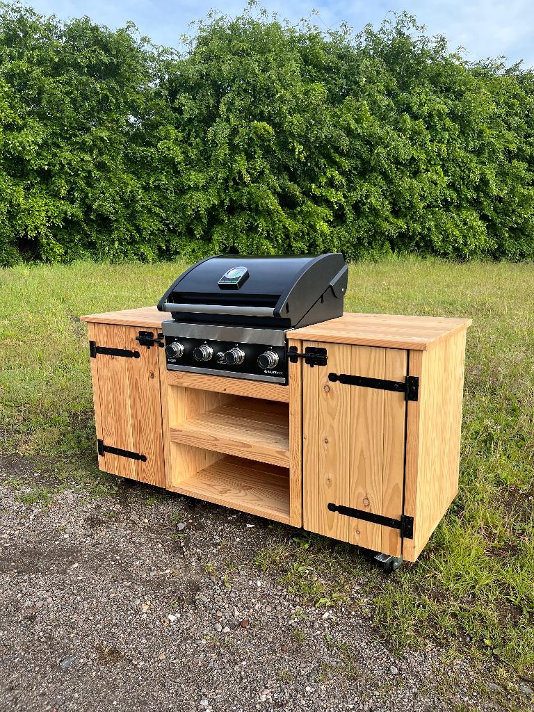 Buitenkeuken inclusief Grandpro G4, Tuin en Terras, Buitenkeukens, Ophalen of Verzenden, Gebruikt, Gas