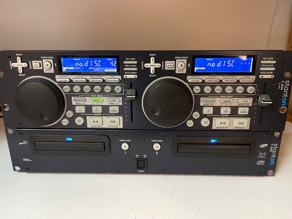 STANTON C.504 pro dual rackmount CD-/MP3-speler (Defect), Overige merken, N, Dj-set, Ophalen of Verzenden