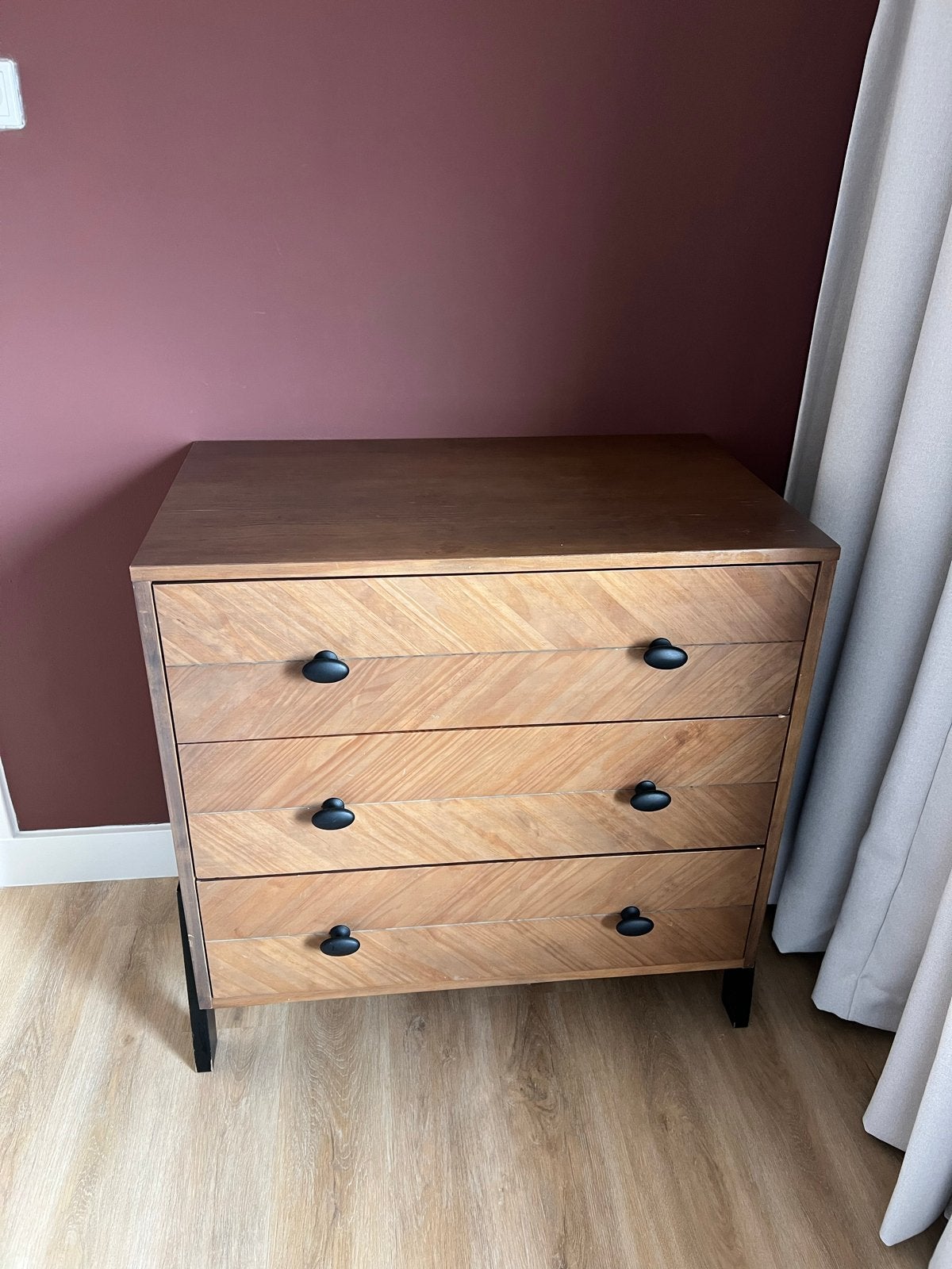 Commode Europe Baby Beau Walnoot - Gebruikt, Ophalen, Gebruikt, 50 tot 70 cm, 75 tot 100 cm