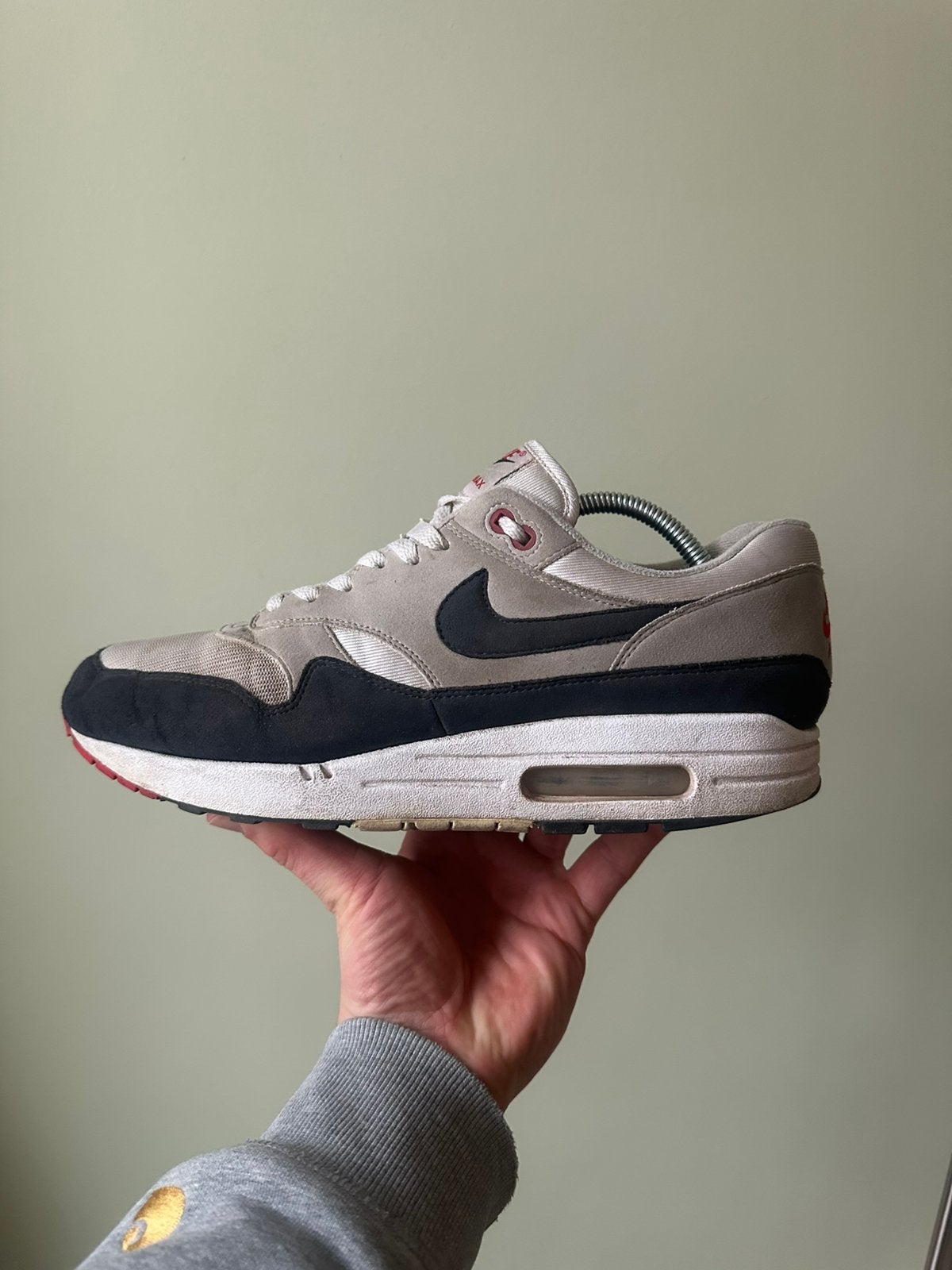 Nike Air Max 1 Anniversary Obsidian / 45, Ophalen of Verzenden, Gedragen, Blauw