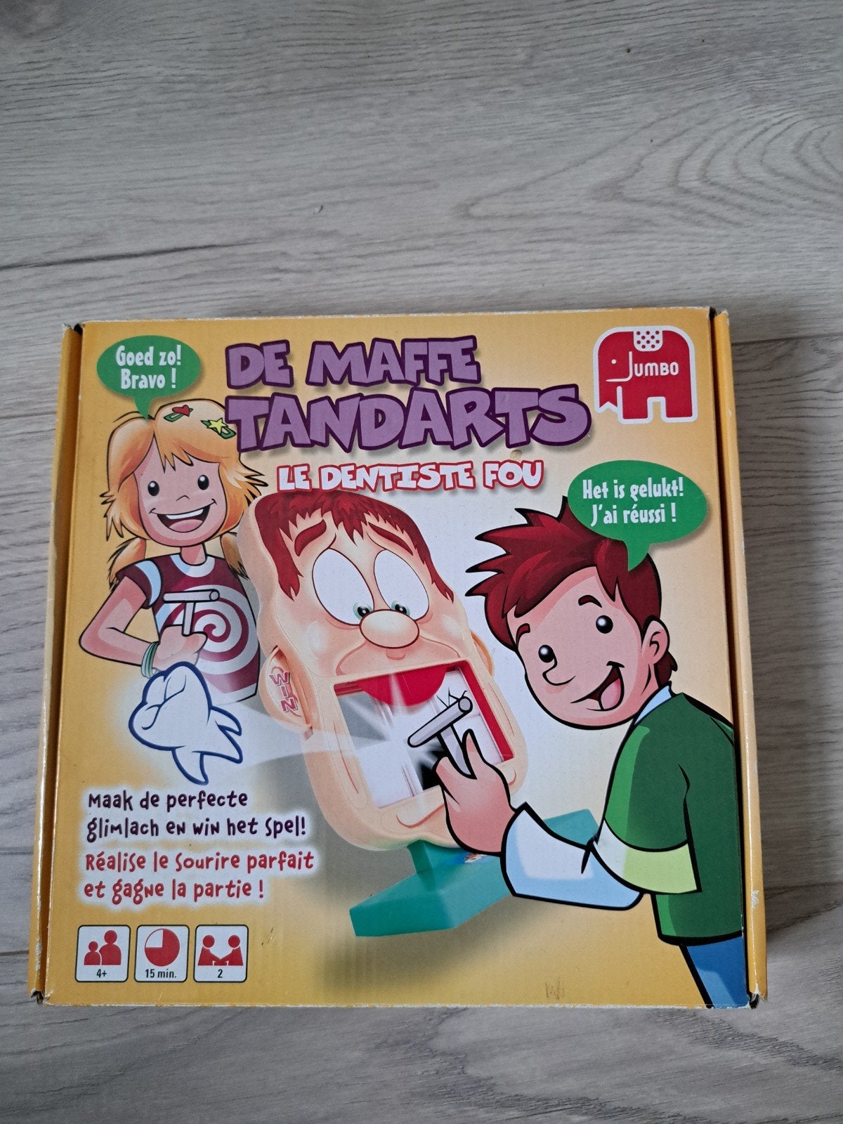 De Maffe Tandarts - Jumbo Gezinsspel, Een of twee spelers, Ophalen, Gebruikt, Jumbo