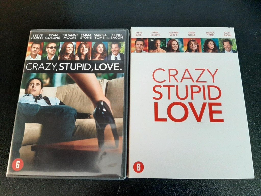 Crazy, stupid, love, Steve Carell, Julianne Moore,Emma Stone, Vanaf 6 jaar, Ophalen of Verzenden, Gebruikt, Romantische komedie