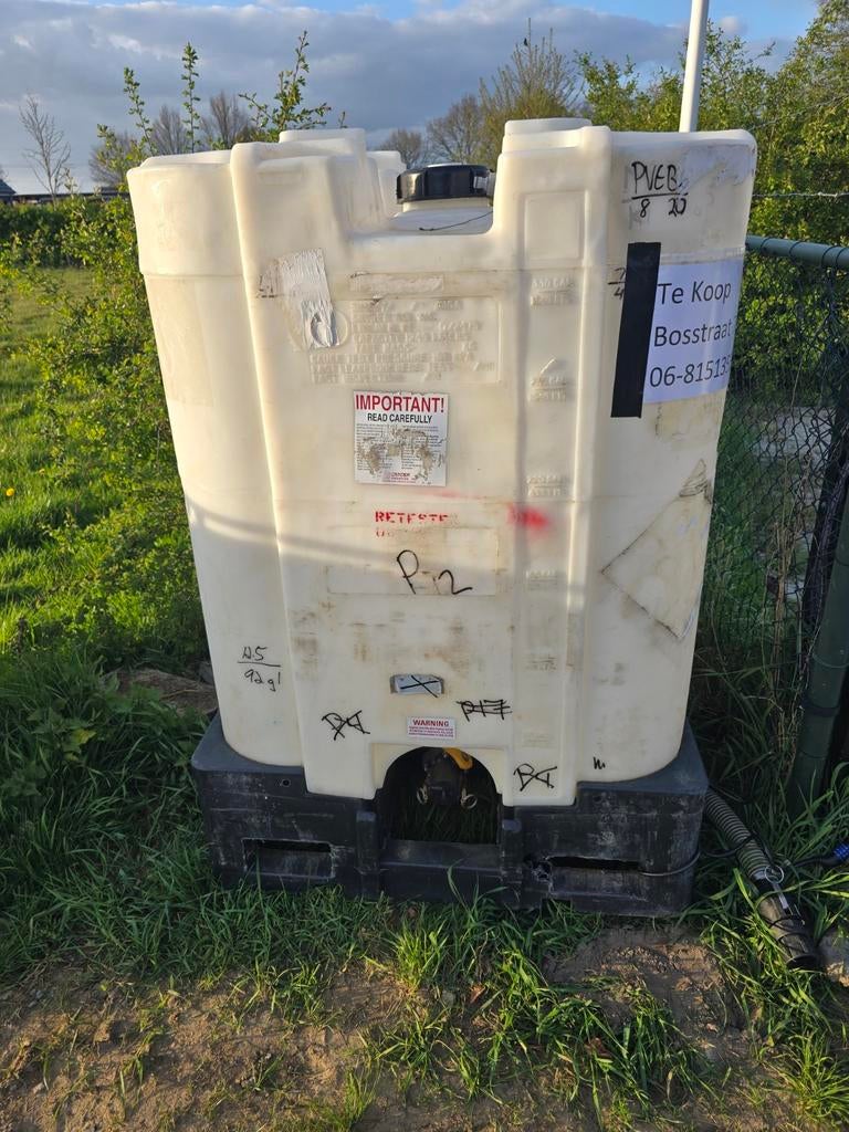 IBC Waterton Watertank Watervat, Ophalen