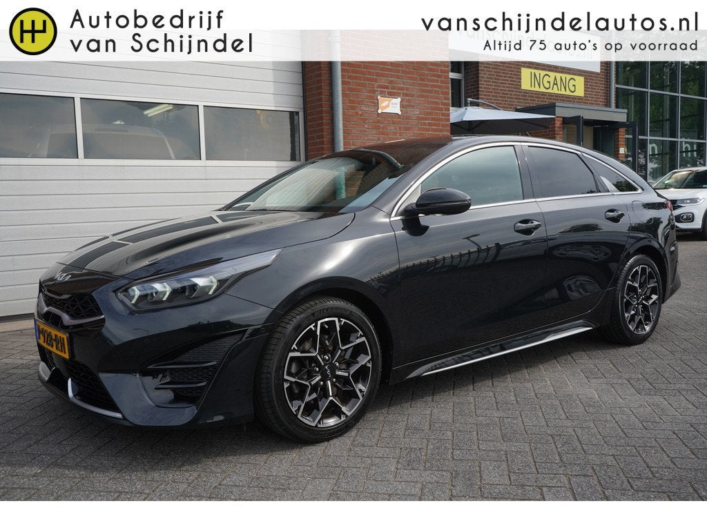 Kia ProCeed 1.0 T-GDi GT-PLUSLINE VOL LUXE 1E EIG NL AUTO KE, Voorwielaandrijving, Gebruikt, Adaptive Cruise Control, Zwart