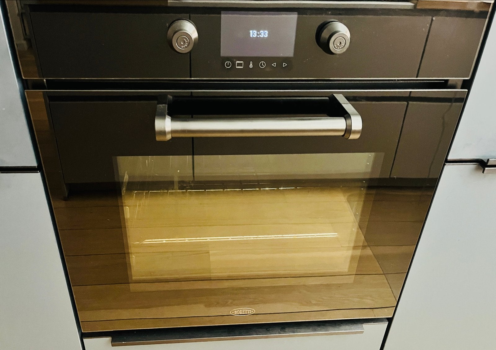 Boretti Milano Oven 60 cm - RVS - Inbouw - 1,5 jaar oud, Oven, Hete lucht, 60 cm of meer, Ophalen of Verzenden