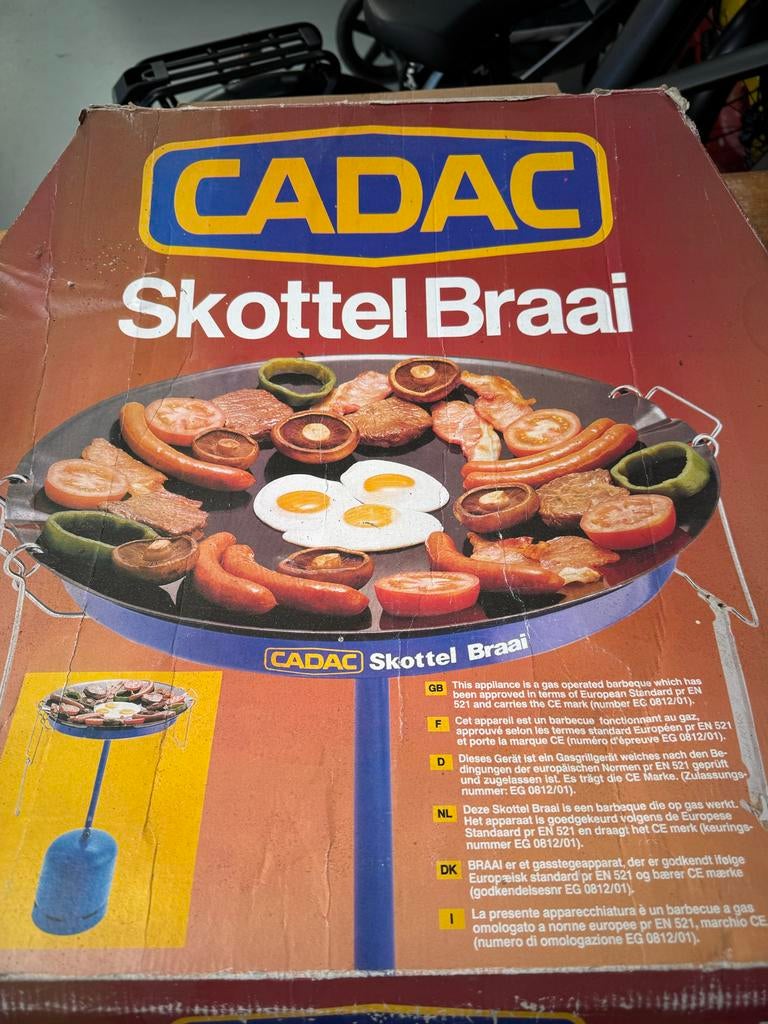 Cadac Skottelbraai met gasfles, Ophalen, Gebruikt