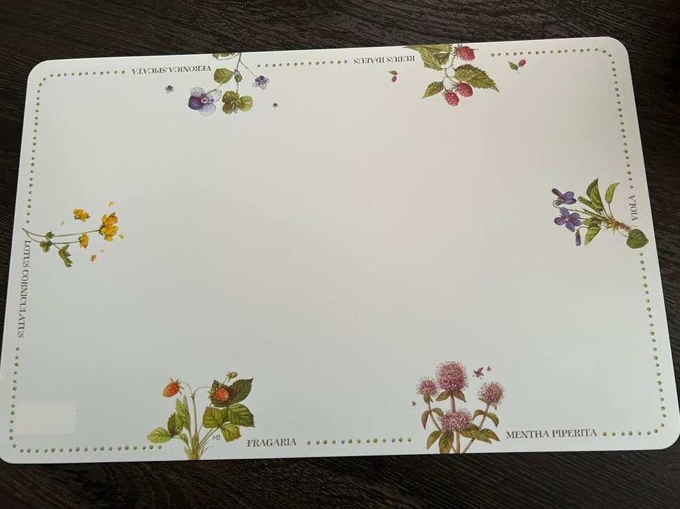 4x placemat Marjolein Bastin, Ophalen of Verzenden, Placemat, Nieuw