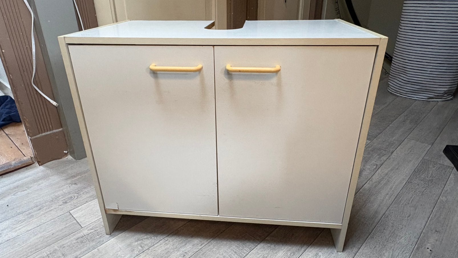 Wastafelkastje / badkamerkast, Huis en Inrichting, Badkamer | Badkamermeubels, Ophalen, (Half)hoge kast, 50 tot 100 cm, Zo goed als nieuw