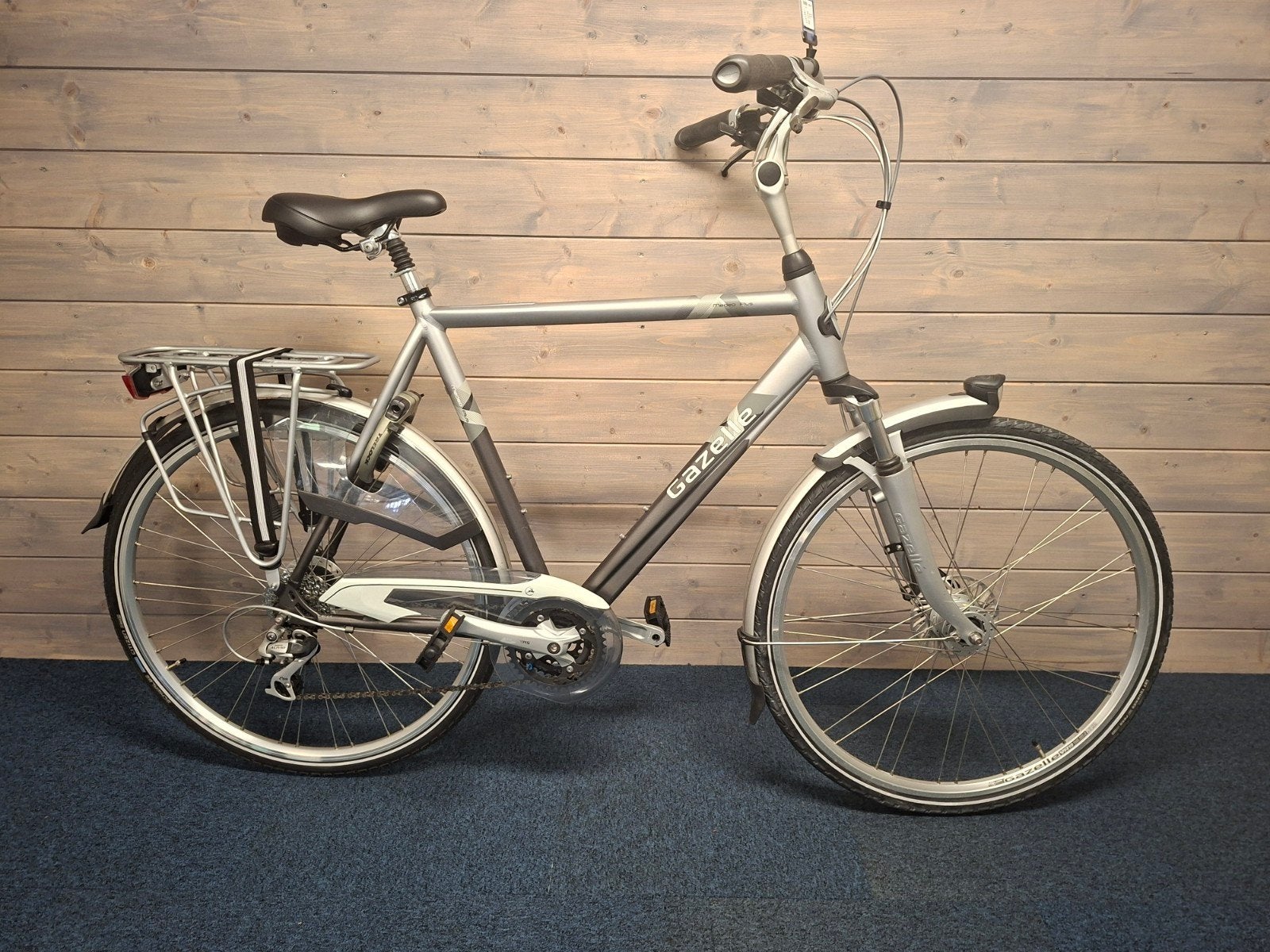 Gazelle Medeo plus heren 61cm 24 versnellingen, Fietsen en Brommers, Fietsen | Heren | Herenfietsen, Ophalen, Gebruikt, Gazelle