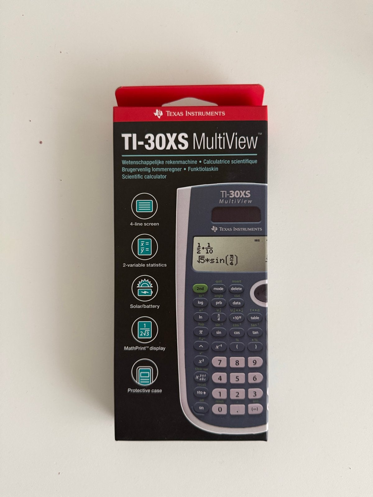TI-30XS MultiView, Ophalen of Verzenden, Grafische rekenmachine, Nieuw